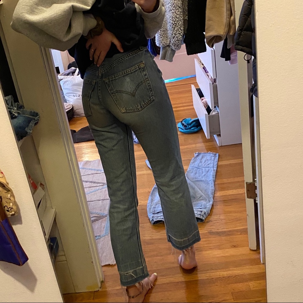 vintage levis very rare medium light wash 501